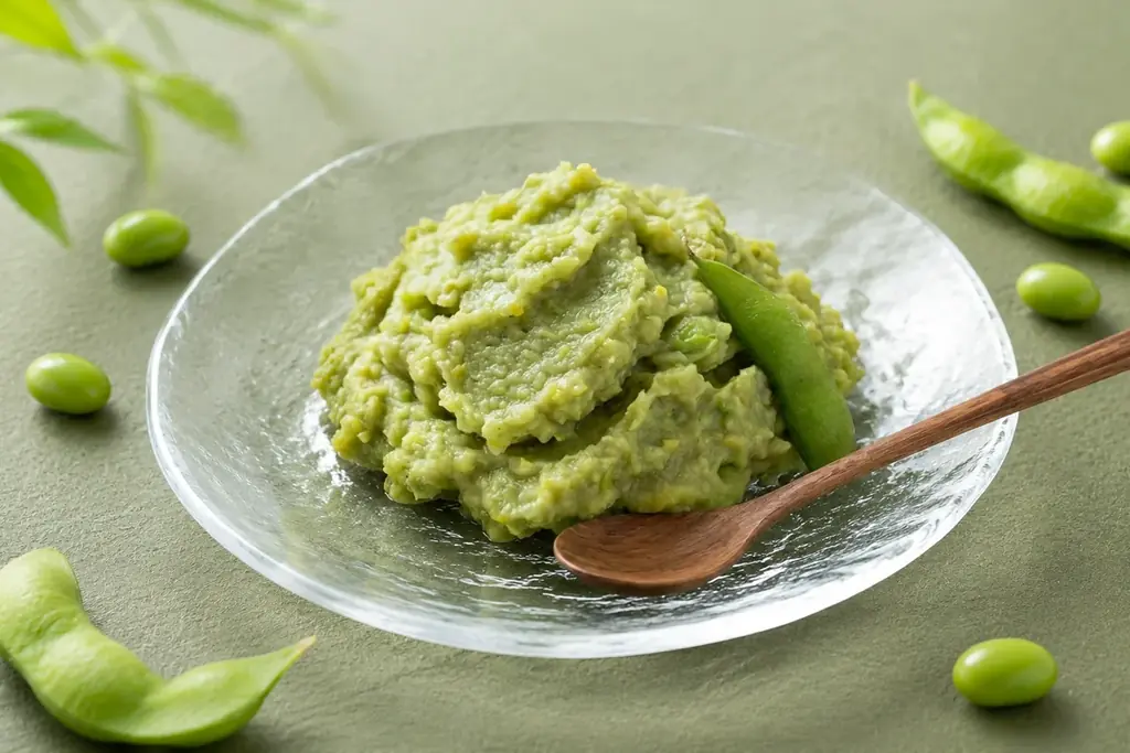 【“枝豆のつぶ感”が自慢！】圧倒的つぶつぶ×圧倒的もちもち！大幅進化した新作「冷やし生どら」など、ずんだスイーツ3種を発売。待望のオンライン初解禁も！ 画像 2