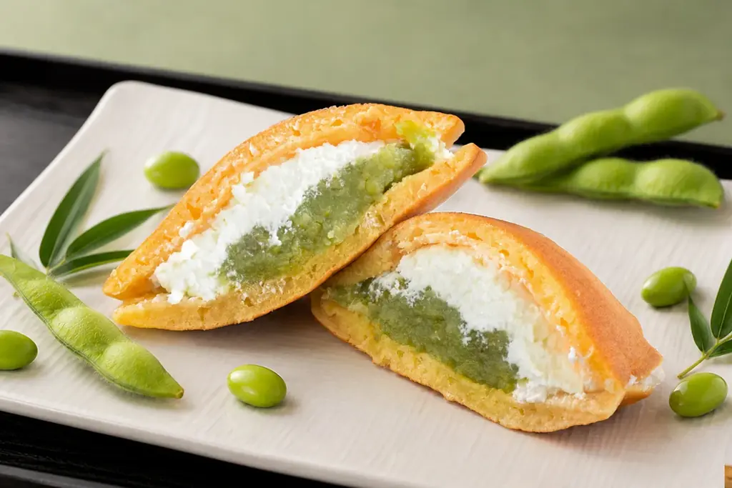 【“枝豆のつぶ感”が自慢！】圧倒的つぶつぶ×圧倒的もちもち！大幅進化した新作「冷やし生どら」など、ずんだスイーツ3種を発売。待望のオンライン初解禁も！ 画像 3