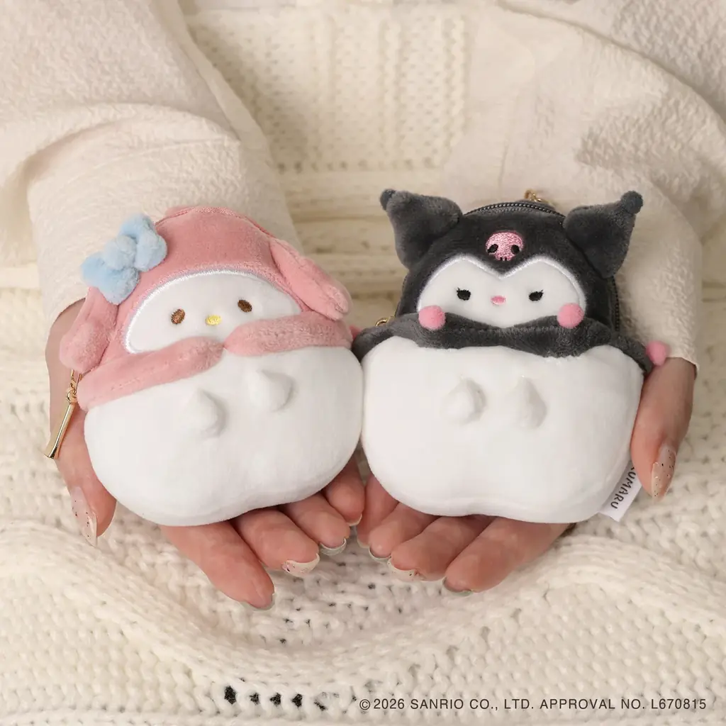 サンリオキャラクターズ×PUKUMARU もちもち触感と癒しフェイスが魅力のミニポーチシリーズが新登場！ 画像 4