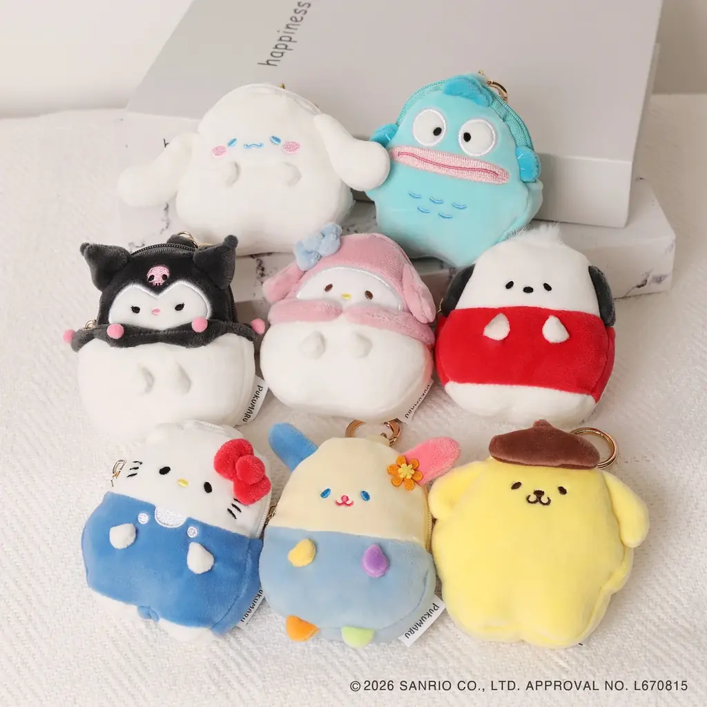 サンリオキャラクターズ×PUKUMARU もちもち触感と癒しフェイスが魅力のミニポーチシリーズが新登場！ 画像 8