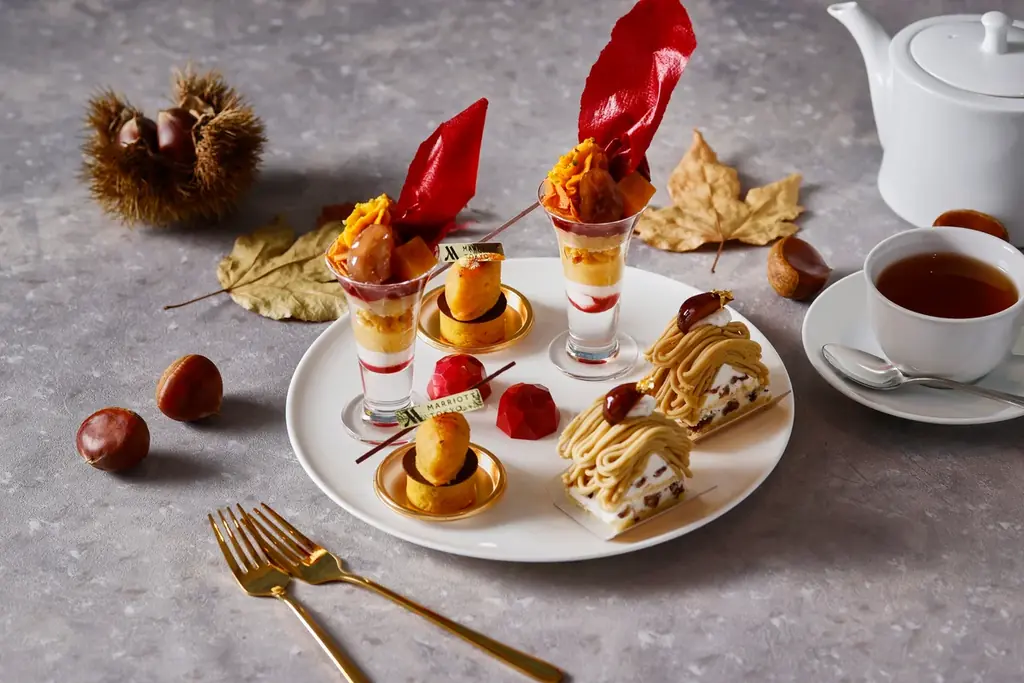 【東京マリオットホテル】芋栗かぼちゃに溺れる秋のご褒美時間「Afternoon Tea ~Amber Hour~」を発売 画像 2