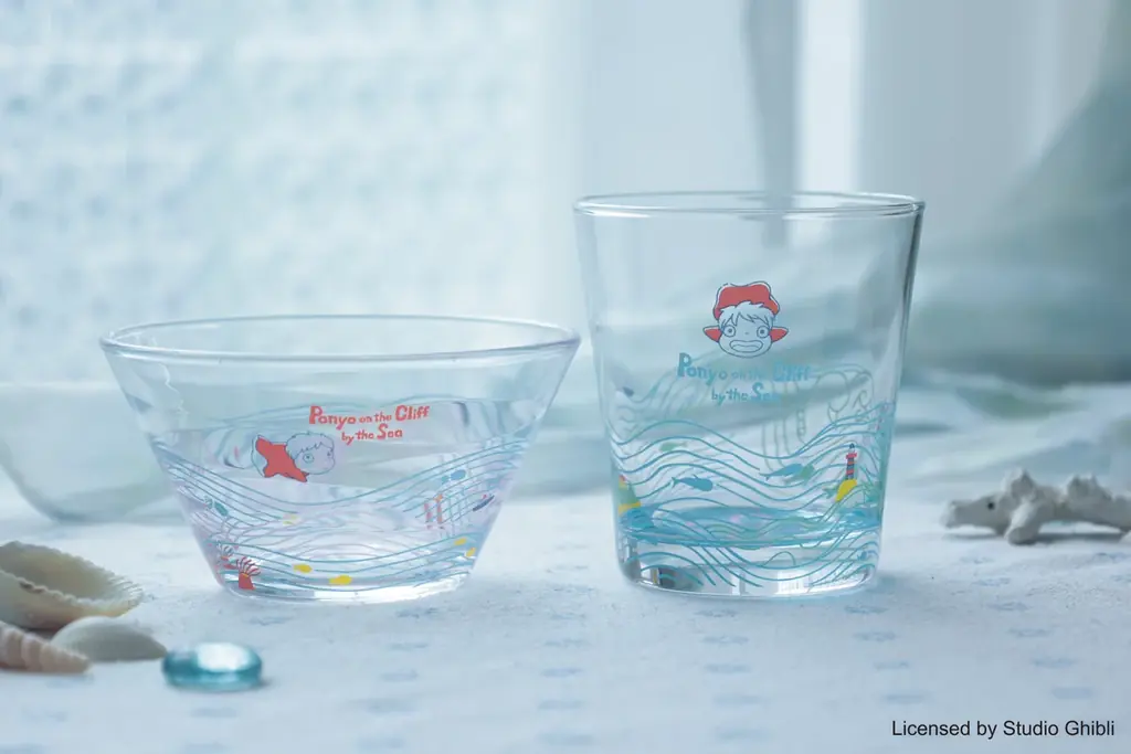 7月18日発売：崖の上のポニョの涼感ガラス食器