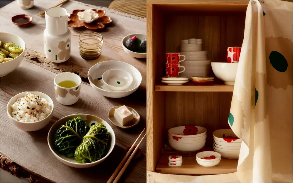 [マリメッコ]銀座に和のエッセンスを体感できる特別な期間限定ポップアップショップ「Marimekko Wa Living in Ginza」をオープン。新たなフォルムのテーブルウェアを、世界先行販売。 画像 2