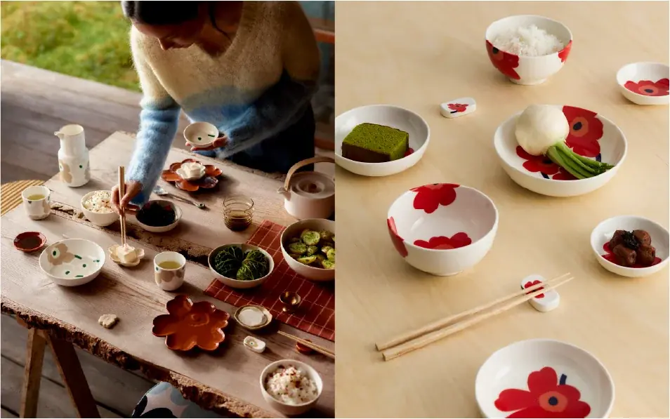 [マリメッコ]銀座に和のエッセンスを体感できる特別な期間限定ポップアップショップ「Marimekko Wa Living in Ginza」をオープン。新たなフォルムのテーブルウェアを、世界先行販売。 画像 3