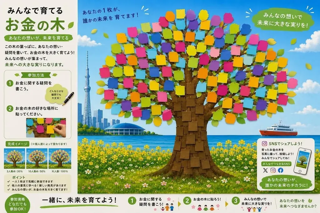市民の「お金のギモン」が、中高生クリエイターの動画作品になる！金融教育×市民参加型アート「MONEY STUDIO in きぼーる」8月5日（水）千葉市で初開催 画像 2