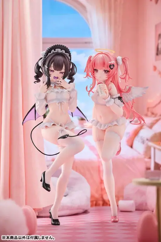 人気イラストレーター「RIKO」氏が描く“天使と悪魔”のコンビ「紫乃＆愛夢」がフィギュアで登場。 画像 10