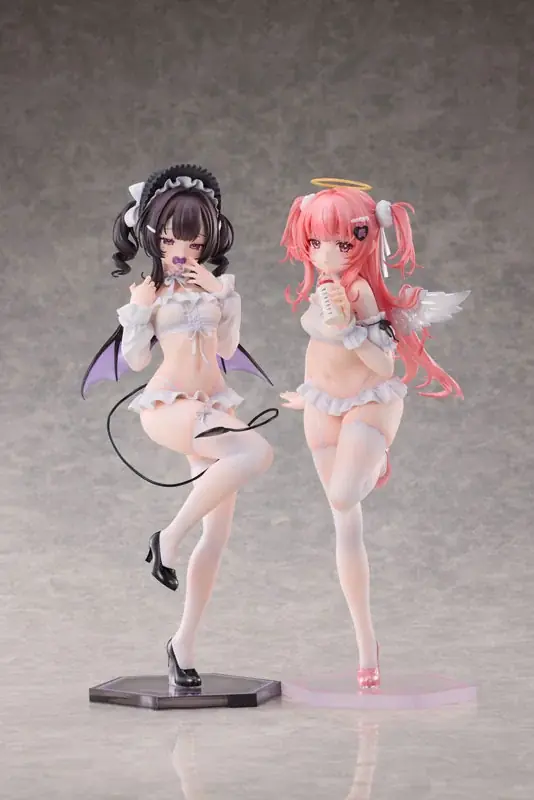 人気イラストレーター「RIKO」氏が描く“天使と悪魔”のコンビ「紫乃＆愛夢」がフィギュアで登場。 画像 4