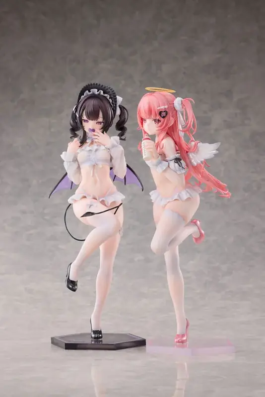 人気イラストレーター「RIKO」氏が描く“天使と悪魔”のコンビ「紫乃＆愛夢」がフィギュアで登場。 画像 5