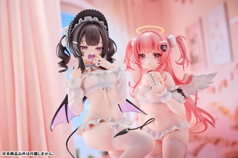 人気イラストレーター「RIKO」氏が描く“天使と悪魔”のコンビ「紫乃＆愛夢」がフィギュアで登場。 画像 9