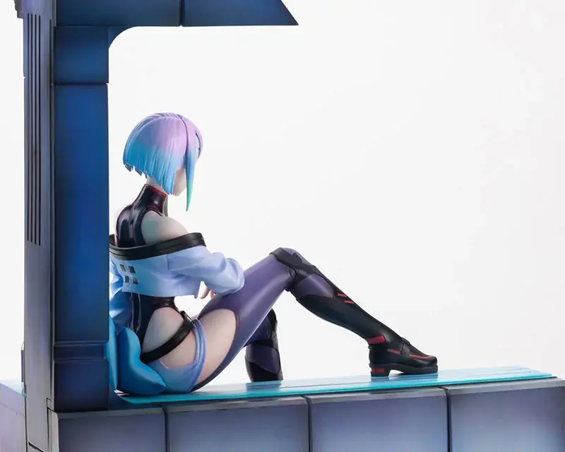 アニメ『サイバーパンク：エッジランナーズ』より、「ルーシー」のフィギュアがライトアップ仕様のジオラマとともに登場。あみあみにて予約受付中。 画像 14