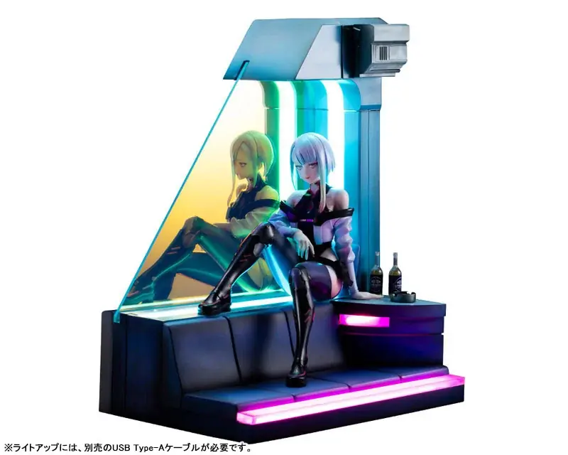 アニメ『サイバーパンク：エッジランナーズ』より、「ルーシー」のフィギュアがライトアップ仕様のジオラマとともに登場。あみあみにて予約受付中。 画像 24