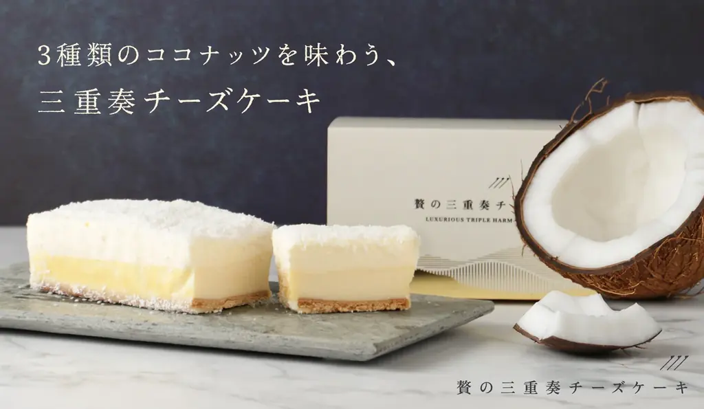 贅の三重奏チーズケーキ