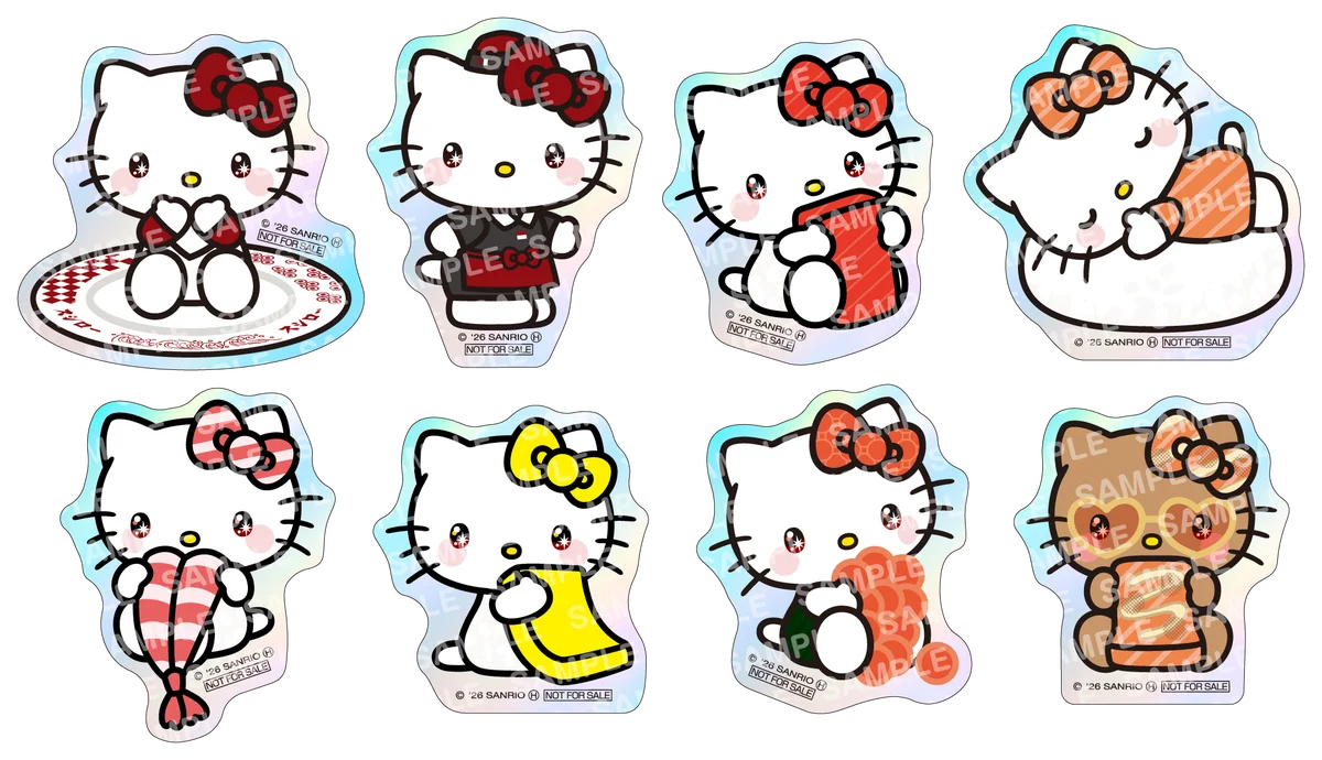 この夏、ハローキティと一緒に楽しもう！“かわいい”が魅力の世界中で愛されるキャラクター『ハローキティ』とスシローが初コラボレーション＜7月29日（水）より全国のスシローにてコラボ開始＞ 画像 10