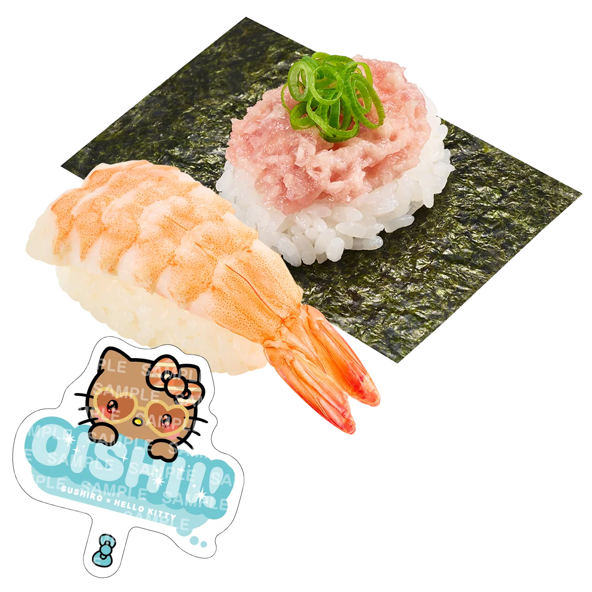 この夏、ハローキティと一緒に楽しもう！“かわいい”が魅力の世界中で愛されるキャラクター『ハローキティ』とスシローが初コラボレーション＜7月29日（水）より全国のスシローにてコラボ開始＞ 画像 4