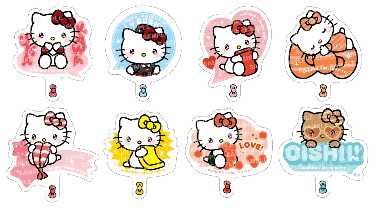 この夏、ハローキティと一緒に楽しもう！“かわいい”が魅力の世界中で愛されるキャラクター『ハローキティ』とスシローが初コラボレーション＜7月29日（水）より全国のスシローにてコラボ開始＞ 画像 5