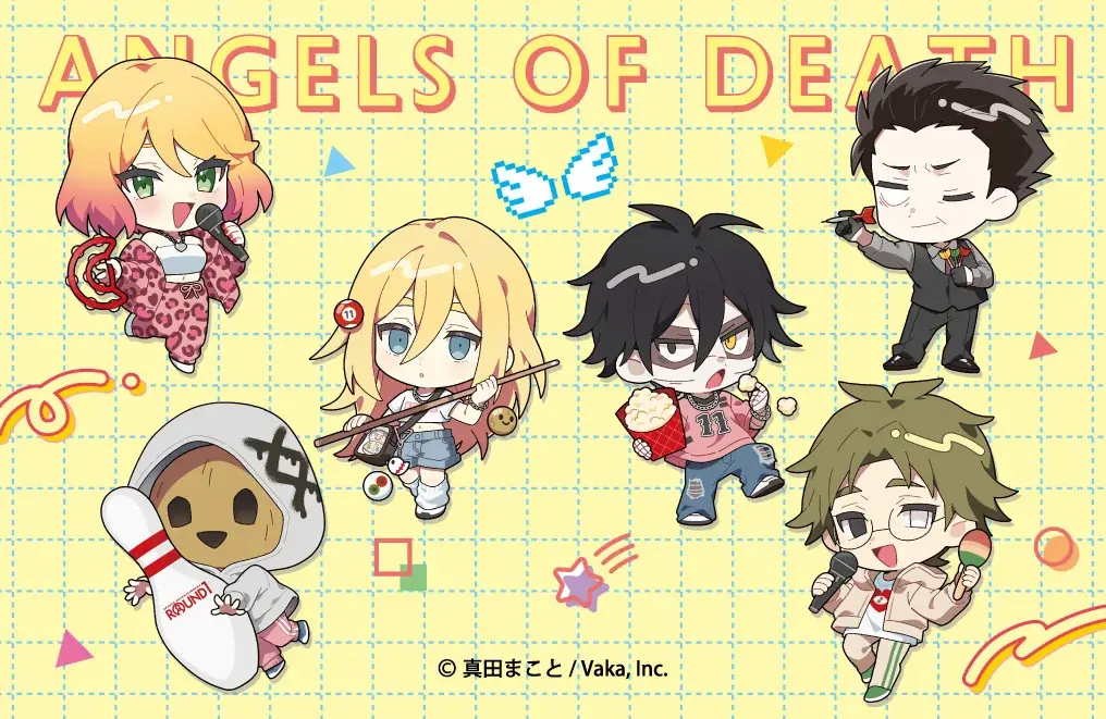 「殺戮の天使」11周年を記念して「ROUND1」と全店コラボキャンペーンを初開催！「PLAY or PRAY」をテーマにした2種類の描き下ろしイラストやラウンドワンを楽しむミニキャライラストが登場！ 画像 2