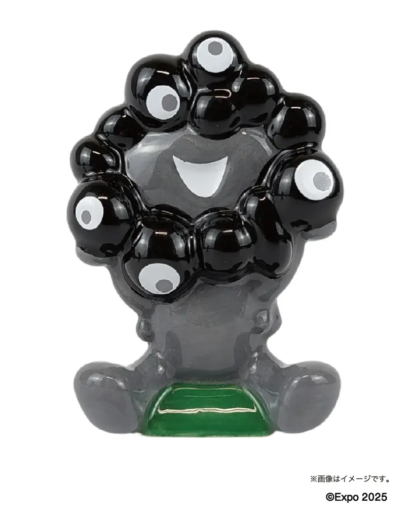 【EXPO2025 公式ライセンス商品】黒ミャクミャクの新商品「陶器マスコット２種」が新登場！ 画像 2