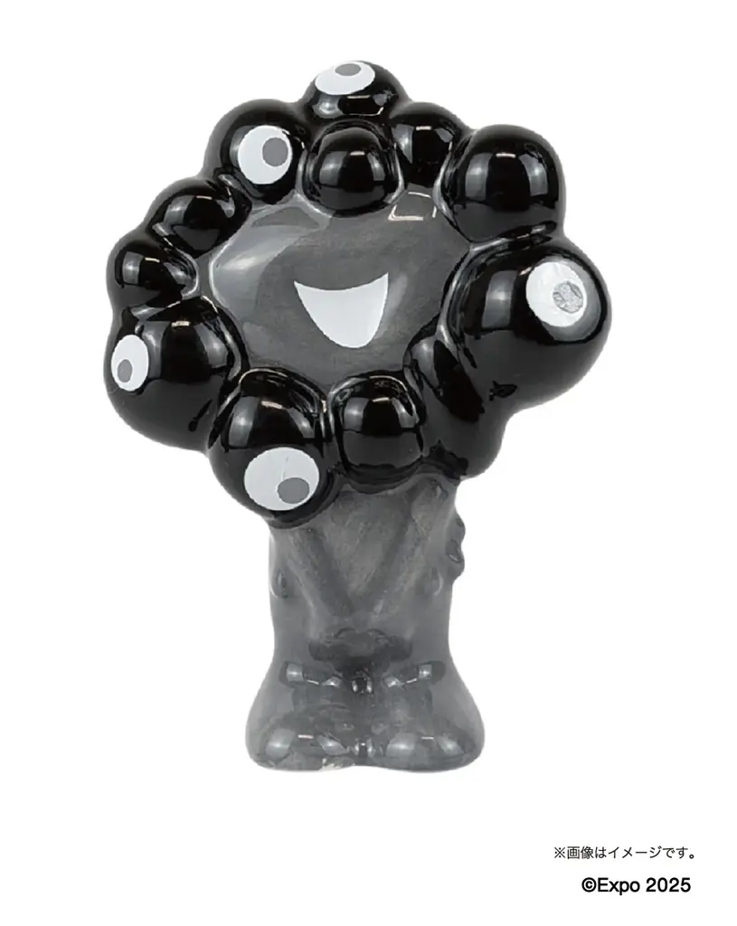 【EXPO2025 公式ライセンス商品】黒ミャクミャクの新商品「陶器マスコット２種」が新登場！ 画像 3