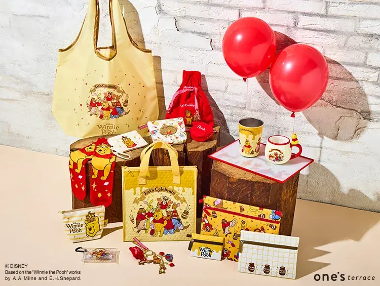 【one’sterrace】「くまのプーさん」グッズが大集合！店頭イベントを7月22日（水）より開催！ 画像 4