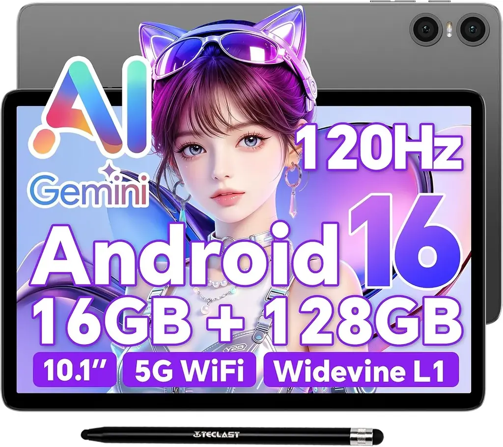 【13900円ゲット】Teclast新発売タブレット『P30T』を期間限定の低価格でお得に購入可能！ 120Hz 画面、Netflix対応、AIアプリ対応、6000mAh！ 画像 7