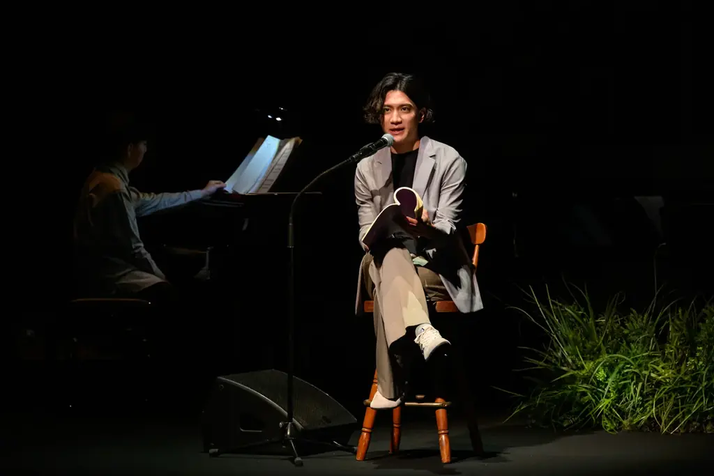 映像演出×生演奏×朗読が織りなす新たなエンターテインメントREADING WORLD×VISIONARY READING朗読劇『紫苑のもみじ』本日開幕！公開ゲネプロ・囲み取材レポート到着 画像 10