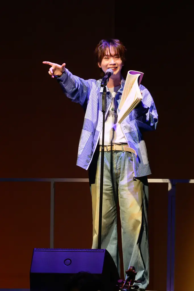 映像演出×生演奏×朗読が織りなす新たなエンターテインメントREADING WORLD×VISIONARY READING朗読劇『紫苑のもみじ』本日開幕！公開ゲネプロ・囲み取材レポート到着 画像 9