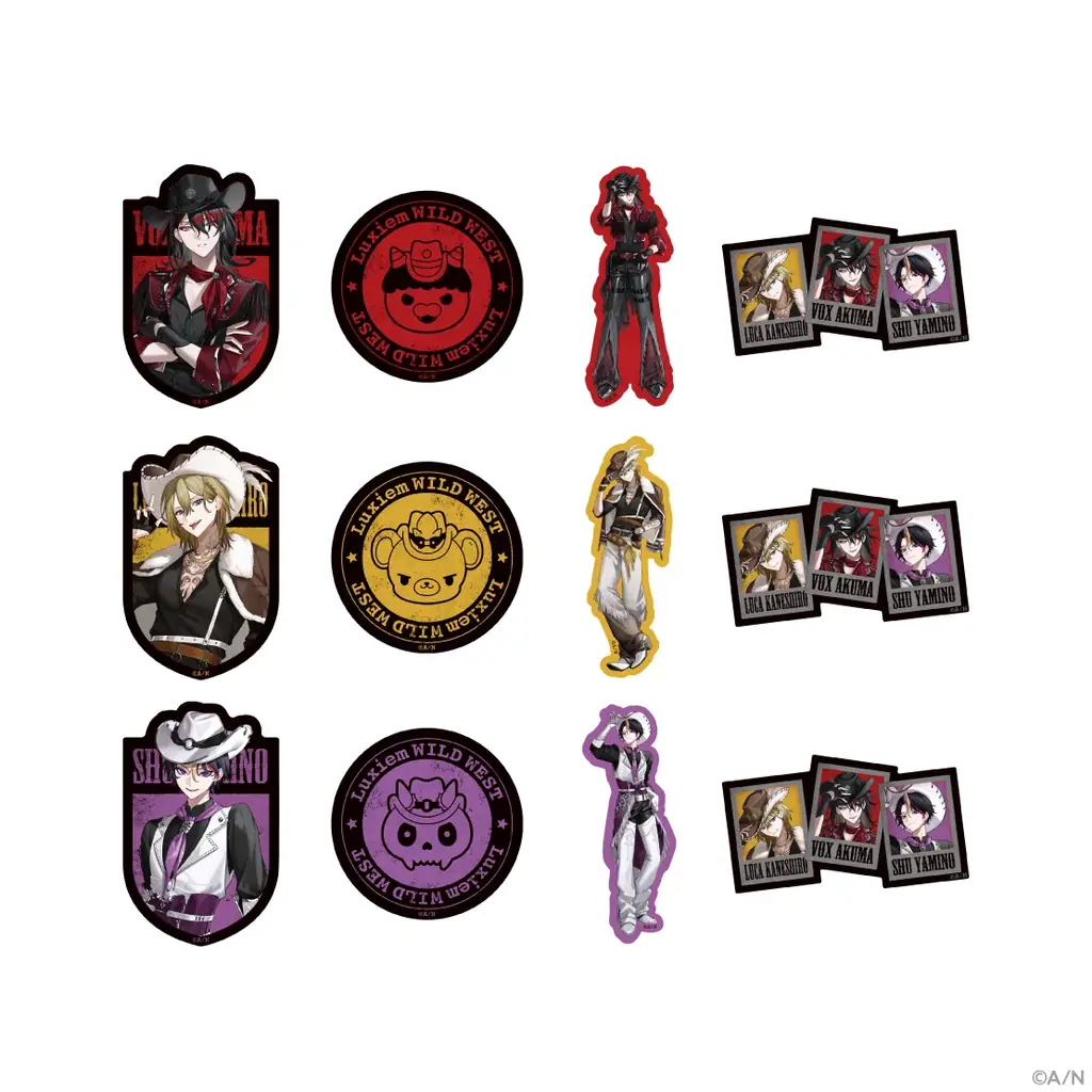 NIJISANJI ENから「Luxiem WILDWEST」グッズが登場！2026年7月20日(月・祝)11時から販売開始！ 画像 4