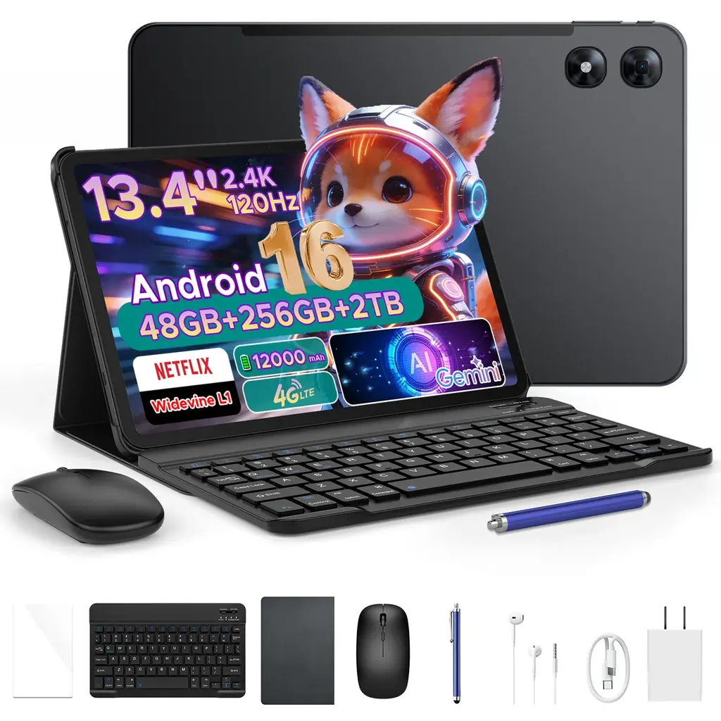 【楽天ポイント5倍P×45％OFF】Android 16・Gemini AI搭載「POCKAM P13PRO」13インチSIMフリータブレットが33,858円！楽天お買い物マラソン開催 画像 2