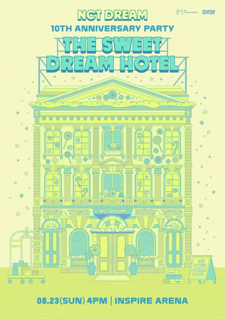 8月23日生中継 NCT DREAM 10周年ファンミ、ホテル演出