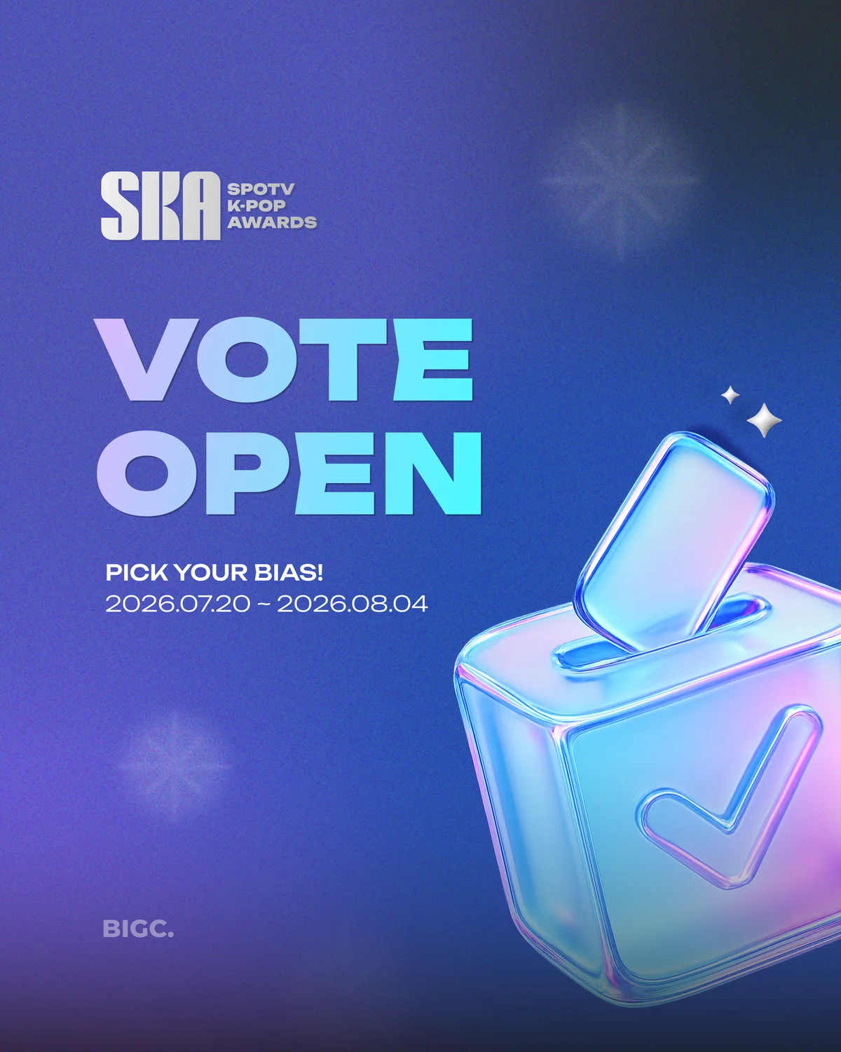 SPOTV K-POP AWARDS 第1ラウンド投票が開幕