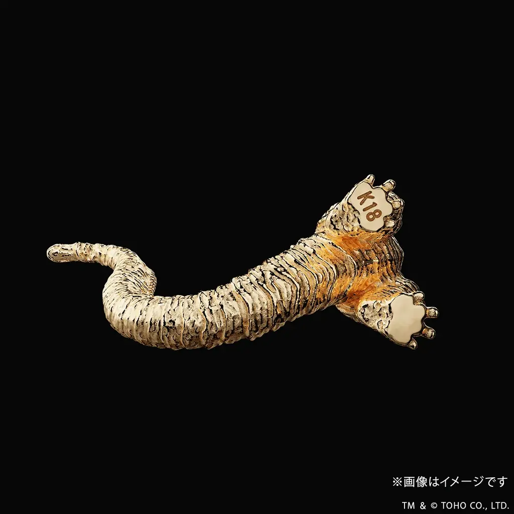 第4形態、掌に上陸。未曾有の極小再現。『シン・ゴジラ』ゴジラ（2016）18金　ミニフィギュア。世界100体限定 画像 10