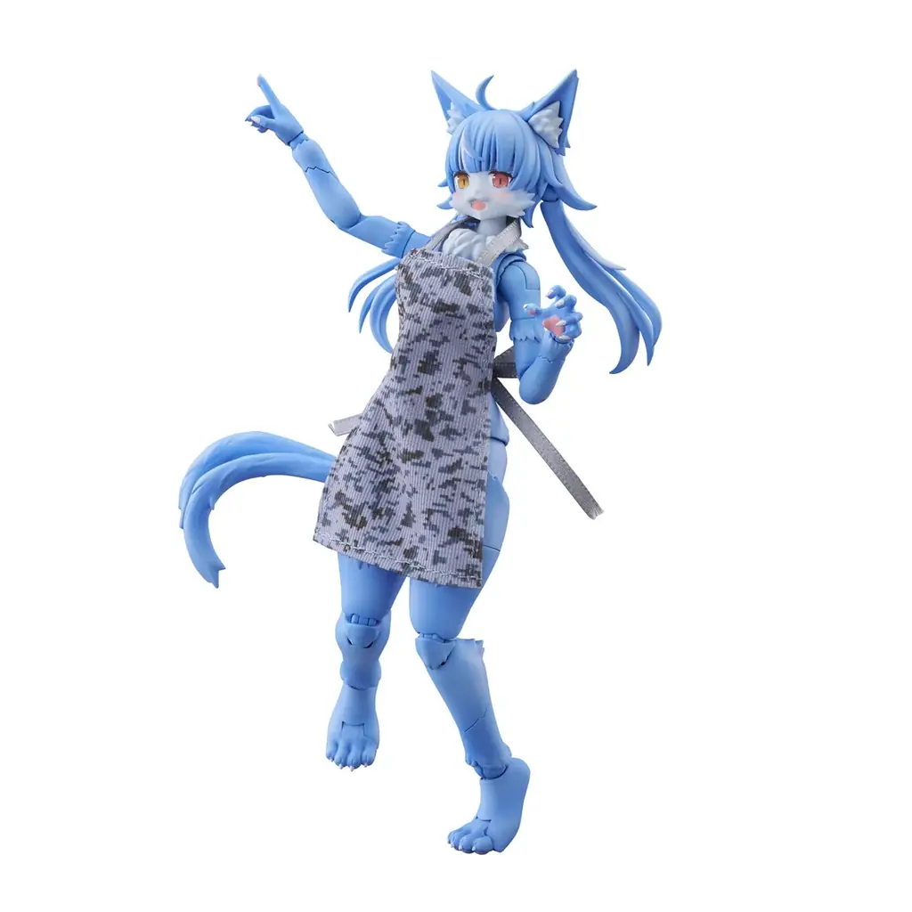 【本日14時予約開始】静岡ホビーショーで大バズりのミリけもキャラ『おまねこ』が、アオシマ「けもプラ」シリーズで待望のプラモデル化決定！ 画像 11
