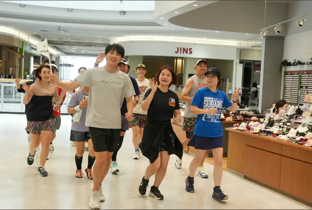 ラントリップ×イオンモール太田、夏の運動不足を涼しい開店前の館内で解決。登録者150名を突破し、8月2日に開催 画像 4