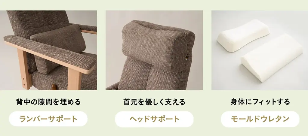 毎日座るあなたへ――自分専用のソファを選ぶ方に人気の高座椅子akariシリーズより『安全ロック機能付き くつろぎ回転高座椅子』が新登場！姿勢をケアしながら長時間でも心地よく座れます。 画像 11