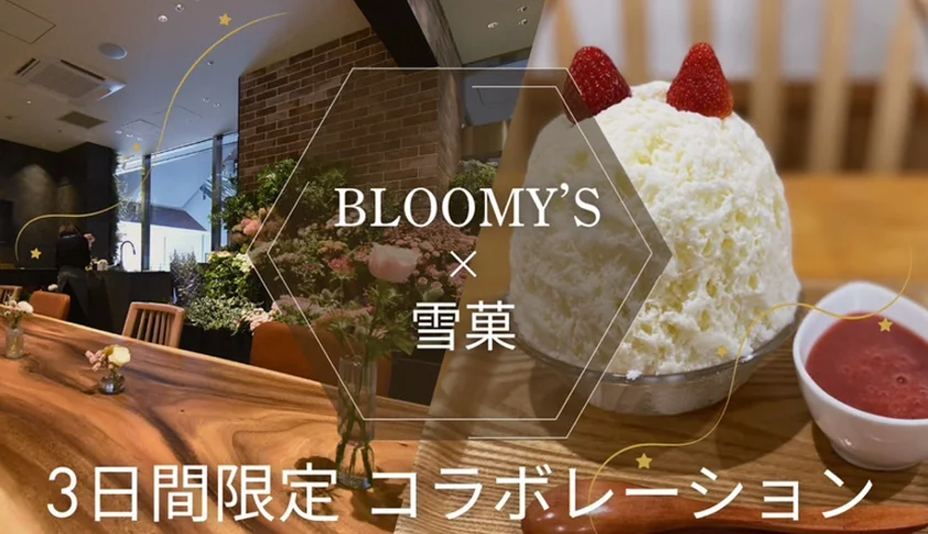 7/31〜8/2限定　雪菓×ブルーミーズの贅沢かき氷