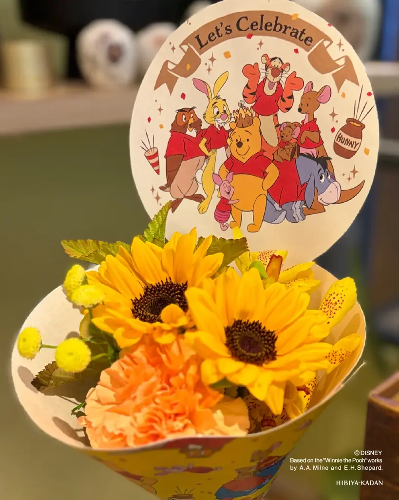 【「くまのプーさん」原作デビュー100周年】全国の日比谷花壇が“プーさんの森”に様変わり！8/3「はちみつの日」に向けて7月28日から限定フェアを開催。 画像 5