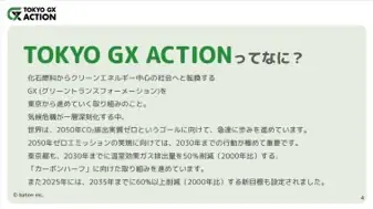 「TOKYO GX ACTION」、未来世代のGX教育を推進！ 探究型ＧＸ学習教材を東京都内の教員向けに無料公開 -GXを”知る”から”行動する”へ、一人ひとりのGXアクションを学び、考える教材- 画像 4