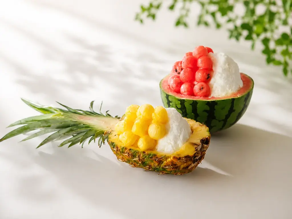 白浜温泉で夏限定「KORI BAR」まるごとプリンかき氷