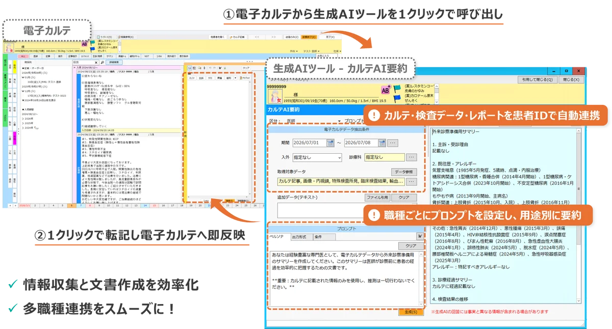電子カルテ連動型「生成AIサービス」が契約300件を突破 画像 3