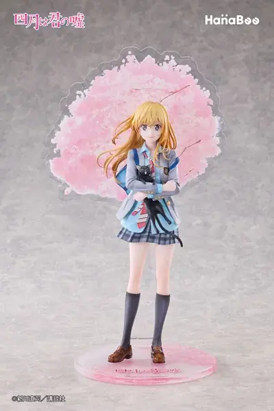 大人気漫画『四月は君の嘘』より、ヒロイン「宮園かをり」がフィギュアで登場。あみあみにて予約受付中。 画像 4