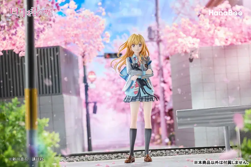 大人気漫画『四月は君の嘘』より、ヒロイン「宮園かをり」がフィギュアで登場。あみあみにて予約受付中。 画像 5