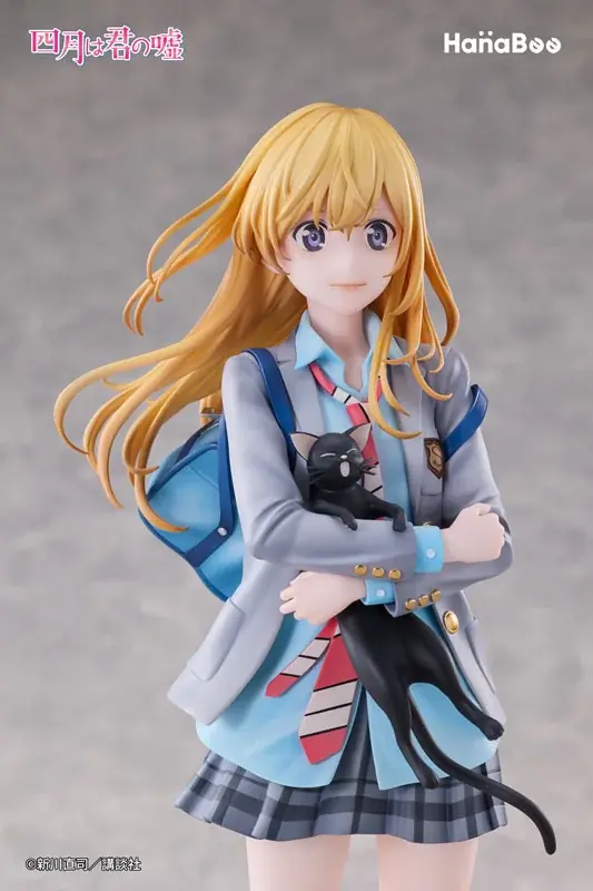大人気漫画『四月は君の嘘』より、ヒロイン「宮園かをり」がフィギュアで登場。あみあみにて予約受付中。 画像 7