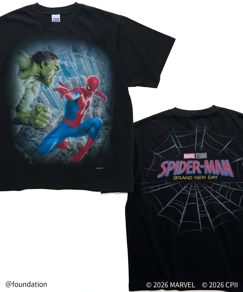 スクリーンの興奮を、その一枚に。最新映画『スパイダーマン：ブランド・ニュー・デイ』公開記念、「FREAK’S MOVIE」監修のTシャツコレクション全6型が7月31日（金）より発売 画像 5