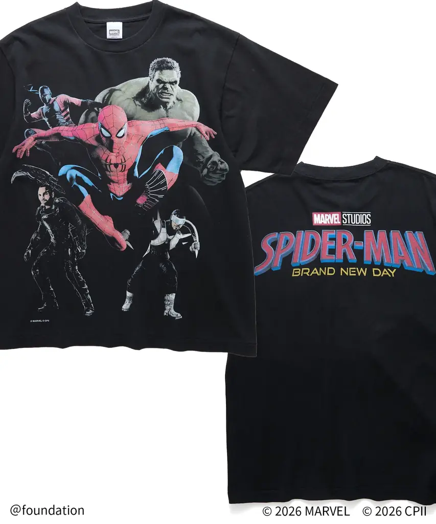 スクリーンの興奮を、その一枚に。最新映画『スパイダーマン：ブランド・ニュー・デイ』公開記念、「FREAK’S MOVIE」監修のTシャツコレクション全6型が7月31日（金）より発売 画像 6