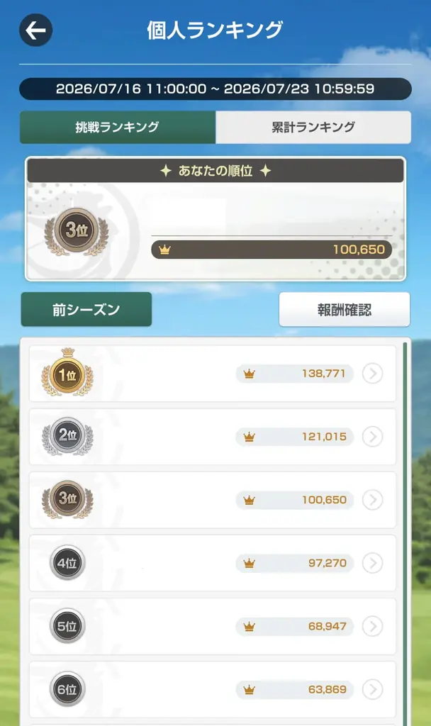 JLPGA初の公認ゲームアプリ『女子プロゴルフ ヒロインコレクション』新しいコンテンツを一緒に楽しもう！カムバックキャンペーンを開催！さらに新ミニゲーム「ターゲットゴルフ」や「ランキング機能」が登場！ 画像 7