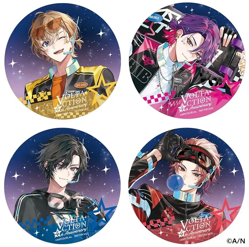 「にじさんじ」所属VTuberユニット・VOLTACTIONのデビュー4周年を記念して、全国アニメイトにて7月25日からフェアを開催！　あわせて、撮りおろしビジュアルを使用したグッズも販売!! 画像 2