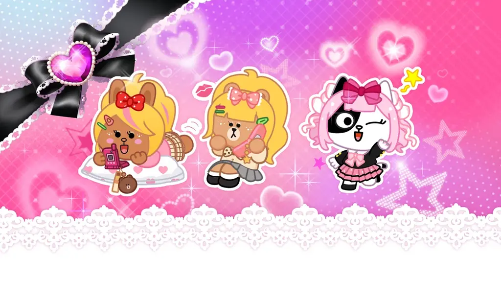 LINE POP2平成レトロ