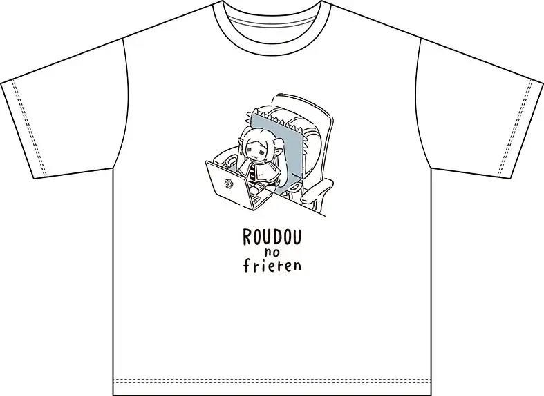 SNS大バズリ！　TVアニメ『葬送のフリーレン』ぬい撮りモチーフのTシャツを8月22日より発売！ 画像 2