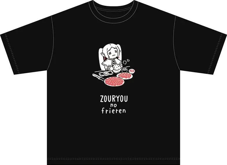 SNS大バズリ！　TVアニメ『葬送のフリーレン』ぬい撮りモチーフのTシャツを8月22日より発売！ 画像 3