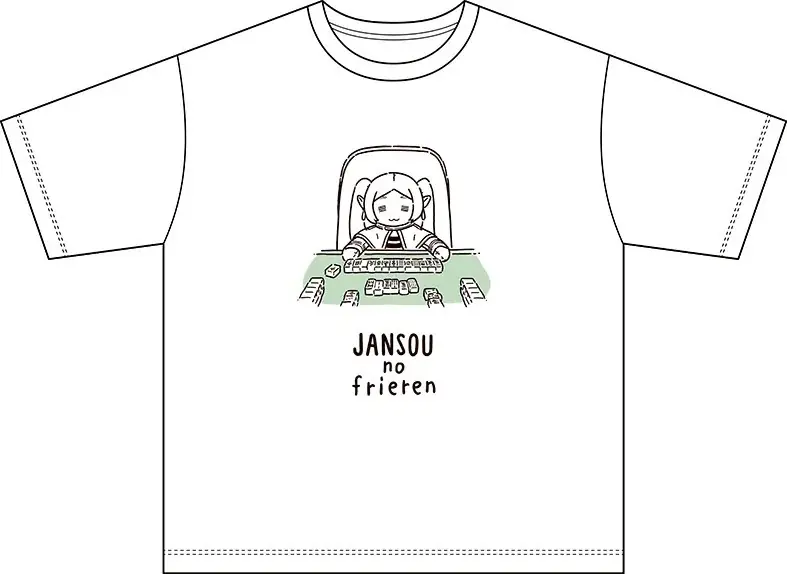 SNS大バズリ！　TVアニメ『葬送のフリーレン』ぬい撮りモチーフのTシャツを8月22日より発売！ 画像 4